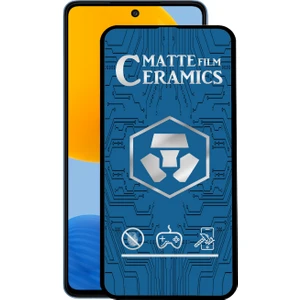 Case World Samsung Galaxy M52 Tam Kaplayan Mat Seramik Nano Esnek Ekran Koruyucu Cam