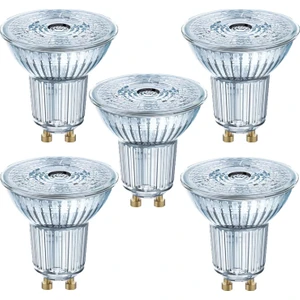 4.5-50W Dimmable Sarı Işık 2700K GU10 Kısılabilir LED Spot Ampul 5 Adet