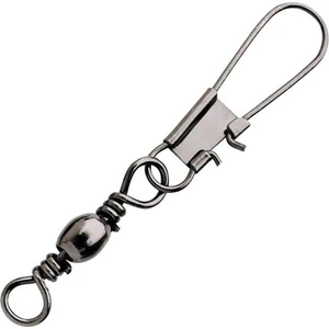 Sea Horse Siyah Nikel Kilitli Klips Fırdöndü (10 Adet)