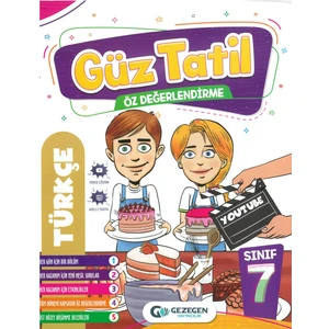 Gezegen Yayıncılık 7.Sınıf Türkçe Güz Tatil Kitabı