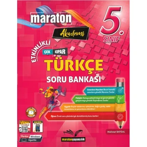 Maraton Yayıncılık Maraton 5.sınıf Etkinlikli Türkçe Soru Bankası