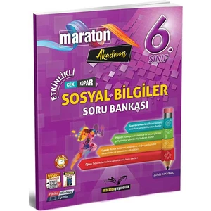 Maraton Yayıncılık Maraton 6.sınıf Etkinlikli Sosyal Bilgiler Soru Bankası