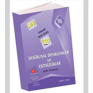 Yok Yok LGS Doğrusal Denklemler ve Eşitsizlikler Soru Bankası