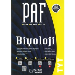 Palme Yayıncılık TYT Biyoloji Palme Anlatımlı Föyleri
