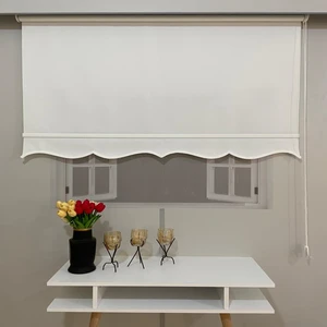 Volper Mekanik Vp 2200 Beyaz 110 x 200 cm Etek Dilimli Düz Stor Perde