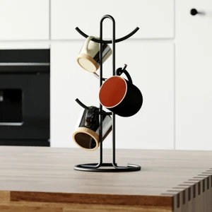 Kupa Fincan Askısı Mat Siyah MG303