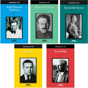Kürk Mantolu Madonna - Kuyucaklı Yusuf - İçimizdeki Şeytan - Değirmen - Sırça Köşk - 5 Kitap - Sabahattin Ali