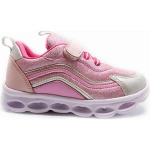 BUCK4055-BK112 Trıo Shıny Jr Pınk BK-112 Işıklı Çocuk Spor Ayakkabı