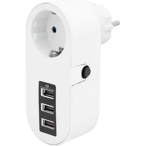 PM-4913 3 USB'li Tekli Termal Akım Korumalı Priz