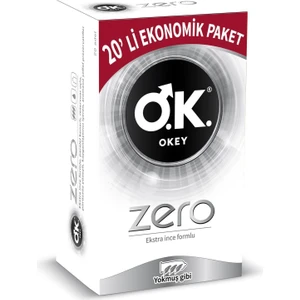 Prezervatif Zero 20'li