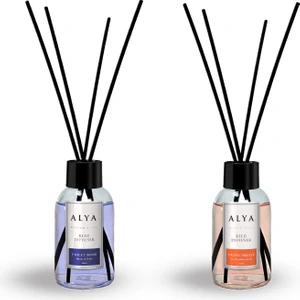 Bambu Çubuklu Oda Kokusu Tropic Breeze ve Violet Bomb 2 x 100 ml