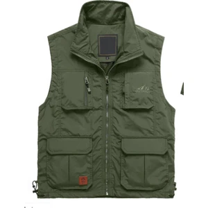 Nefes Alan Hızlı Kuruyan Çok Cepli Outdoor Yelek