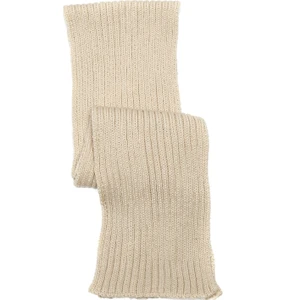 Örgü Desenli Bej Erkek Çocuk Atkı