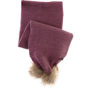 6498S Ponponlu Pembe Kadın Atkı