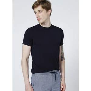 Polo Studio X Fabrika O Yaka Basic Lacivert Triko