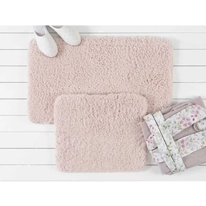 Madame Coco Sheep 2'li Banyo Paspas Takımı - Pudra