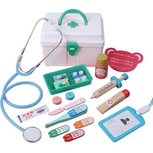 Ahşap Tıp Kutusu Doktor Oyuncaklar Bb (Yurt Dışından)