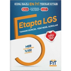 Fit Yayınları 8. Sınıf 5 Etapta Lgs Tüm Dersler Soru Bankası