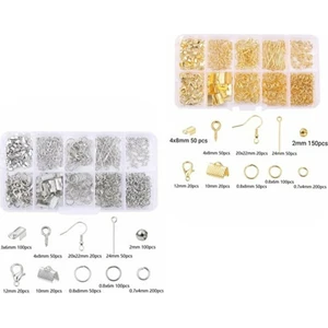 Yiğit Aksesuar 1420 Parça Küpe Kolye Bileklik Yapım Malzemeleri