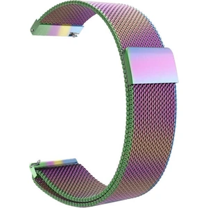 Huawei Watch Gt 3 Active 46MM Kordon Hasır Metal Örgülü Ayarlanabilir Karışık Renk