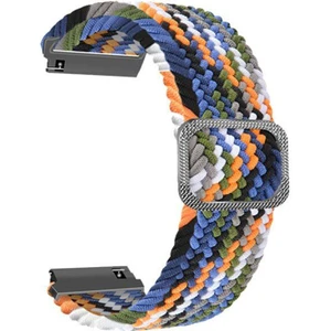 Huawei Watch Gt 3 Active 46MM Kordon Örgülü Kumaş Ayarlanabilir Krd 01 Gri