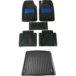 Fiat Fiorino (2008-2021) Avril Mavi Havuzlu Paspas + Elmas Kesim Bagaj Havuzu