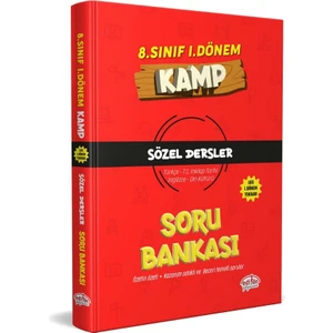 Editör Yayınları 8. Sınıf 1. Dönem Kamp Sözel Dersler Soru Bankası