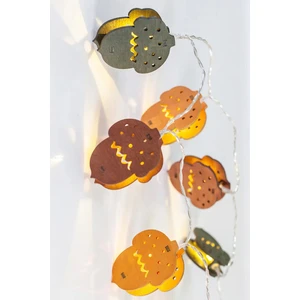 Meşe Palamutu LED Işık Ahşap