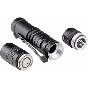 Mini LED Kalem Şeklindeki Güçlü Fener Kalem Klip Torch, Boyutu: 13.3cm-Siyah