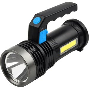 TG-TZ01601 20W Fener Şarj Edilebilir Taşınabilir Lamba (Şarjlı Ekran Ile)-Siyah(Yurt Dışından)