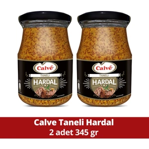 CALVE TANELİ HARDAL 345G x 2 Adet