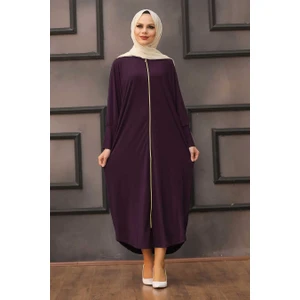 Neva Style  Neva Style - Mor Tesettür Ferace 1772MOR