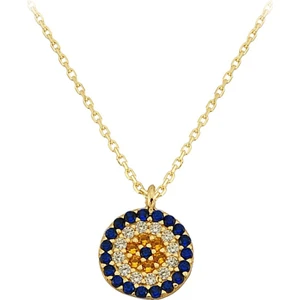 Altın Nazar Boncuklu Kolye