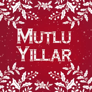 Tellgraf Yeni Yıl Teşekkür Kartı 5,5 x 5,5 cm 100'lü