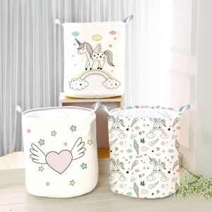 Çocuk Odası Dijital Baskılı  Çok Amaçlı 3'lü Sepet Model 0012