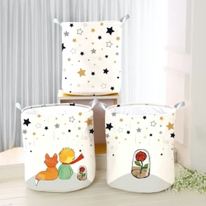 Çocuk Odası Dijital Baskılı  Çok Amaçlı 3'lü Sepet Model 0015