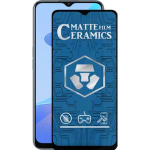 Case World Oppo A16 Tam Kaplayan Mat Seramik Nano Esnek Ekran Koruyucu Cam