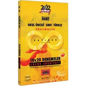 Yargı Yayınevi ÖABT 2022 Payidar Okul Öncesi Sınıf Türkçe Öğretmenliği Çocuk Edebiyatı 10 x 20 Denemeler