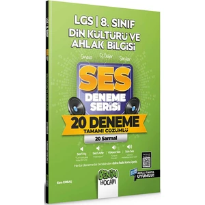 Benim Hocam Yayınları LGS 8. Sınıf Din Kültürü ve Ahlak Bilgisi Ses Deneme Serisi 20 Deneme