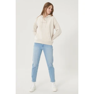 Mom Fit Yüksek Bel Dar Paça Siyah Jean Kot Pantolon