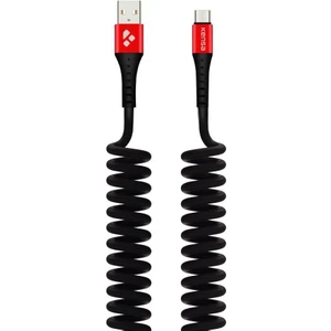 KC-172 1.5m 3.4A Yaylı Hızlı Typ-C USB Kablo