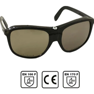 BADEM10 Baymax Iş Güvenlik Gözlüğü Buğulanmaz Camlı Koruyucu Gözlük Siyah