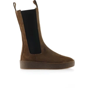 Bueno Shoes Taba Süet Kadın Düz Bot