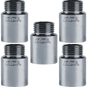 5 Adet Eca 1/2  3cm Uzatma Krom (Musluk Uzatma) 102134017 Pirinç E.c.a