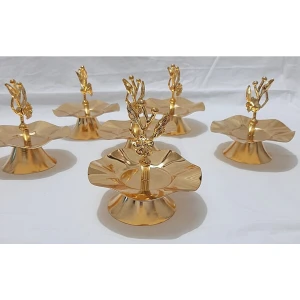 Jindar Life Japongülü Lokumluk,sunumluk, Ikramlık Gold Kahve Yanı 6 Adet.