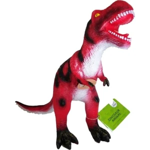 Detay Oyuncak Trex Dinazor Gerçekci Sesli Oyuncak Yumuşak Et Dolgu 50 cm Oyuncak Trex