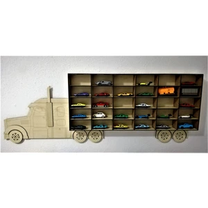 Mini Tasarım Atölyem Montessori Tır Araba Rafı