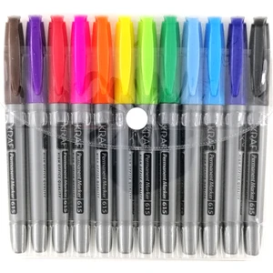 Permanent Marker 12 Renk N:615G