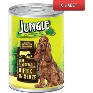 Köpek Biftekli-Sebzeli Konserve  415 gr x 6