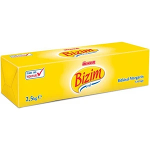 Bizim Blok Margarin %70 Yağlı 2,5 kg